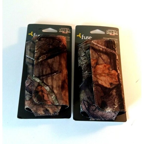 New 2 Mossy Oak Universal Phone Case Holder with Clip Break Up Country Camo Fuse - Picture 8 of 11